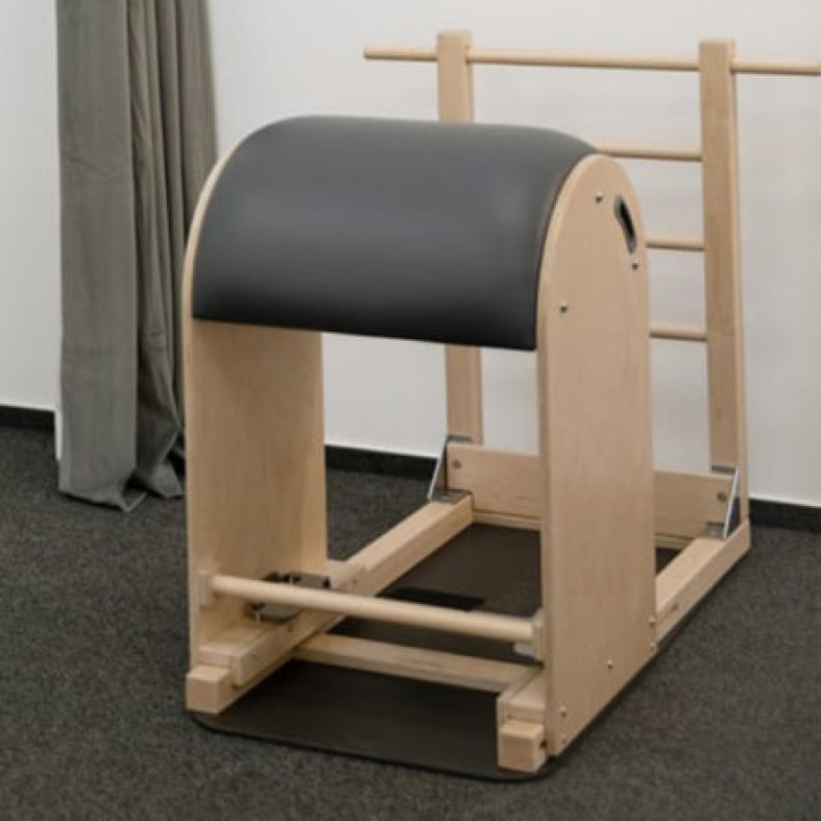 Für unser Training nutzen wir auch das Pilates Ladder Barrel